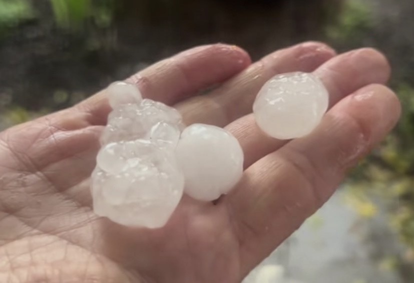 Sistema frontal: caen granizos en la V Región