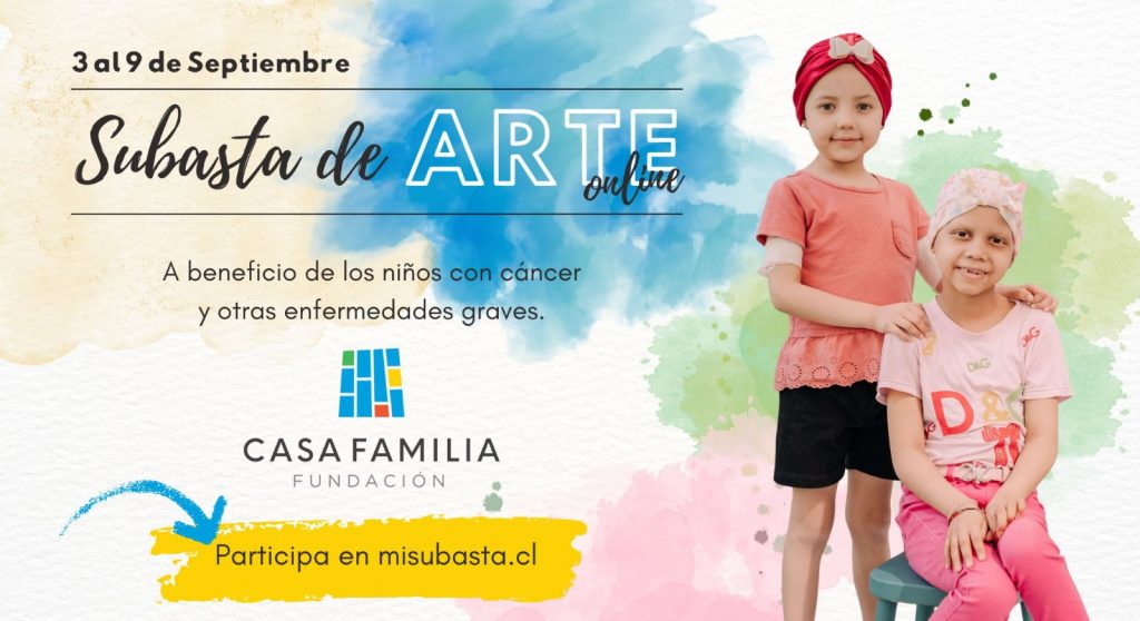 Subasta online de Fundación Casa Familia: más de 80 artistas apoyan a niños con cáncer y otras enfermedades graves