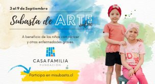 Subasta online de Fundación Casa Familia: más de 80 artistas apoyan a niños con cáncer y otras enfermedades graves