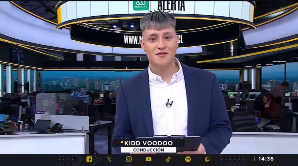 ¡Sorpresa total en Meganoticias! Kidd Voodoo debuta como presentador y hace reír a “Sepu” en pleno estudio