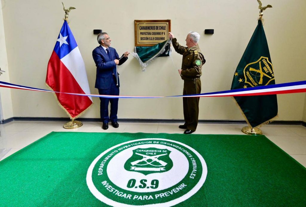 Gobierno inaugura sección OS9 de Carabineros en Coquimbo
