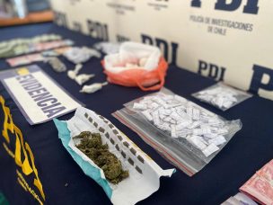 Operativo antinarcóticos en Arica dejó 4 detenidos y 5 puntos de venta desarticulados