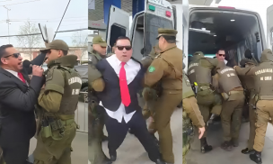 Detienen al “pastor” Javier Soto por alterar acto evangélico frente al Presidente Boric