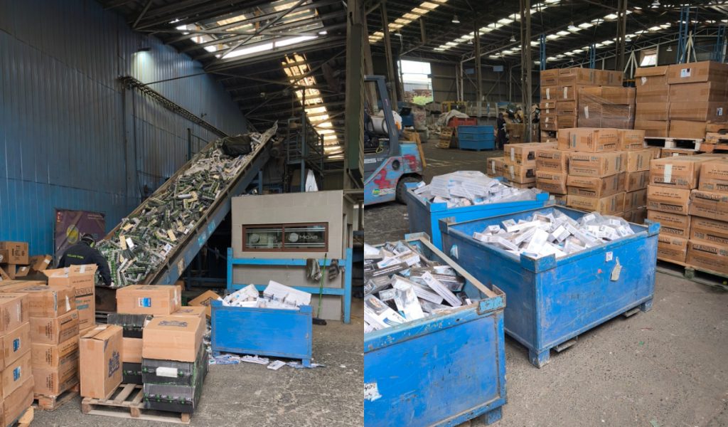 Aduana de Coquimbo destruye más de 7 millones de cigarrillos incautados en diferentes procedimientos