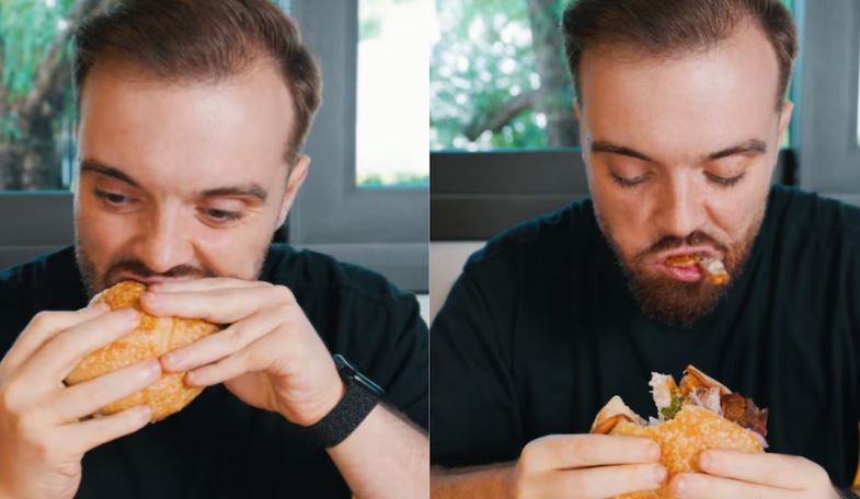 Ibai Llanos prueba el “pan con chicharrón” y entrega su sincera opinión tras triunfo en el Mundial de Desayunos
