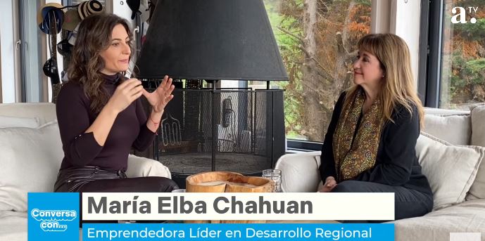 Carmen Ibáñez conversa con María Elba Chahuán sobre el programa Mi Compromiso PyME