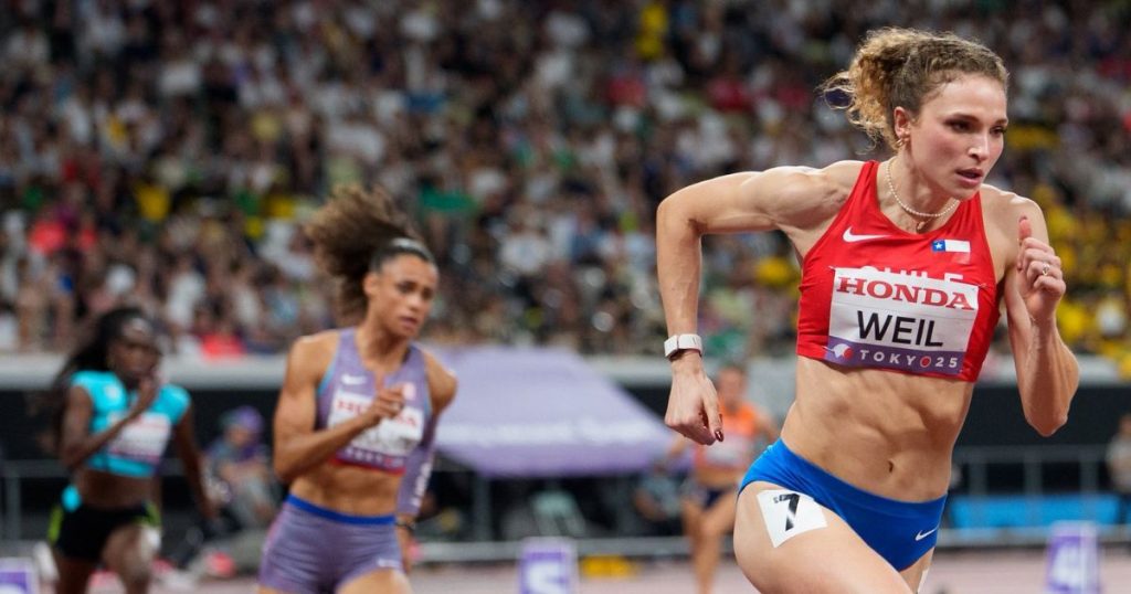 Martina Weil avanza a semifinales en los 400 metros del Mundial de Atletismo de Tokio