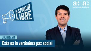 Julio Isamit en Espacio Libre: Esta es la verdadera paz social