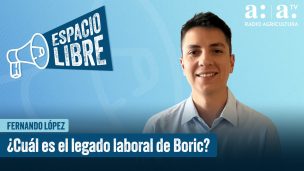 Fernando López en Espacio Libre: ¿Cuál es el legado laboral de Boric?