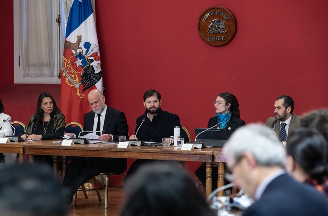 Presidente Boric encabezó nuevo consejo de gabinete