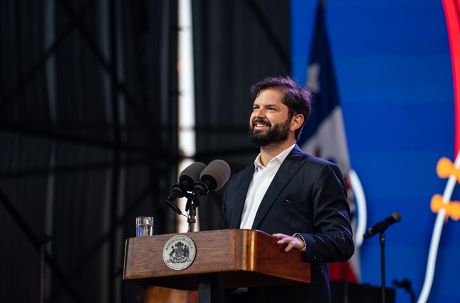 Presidente Boric participó en la inauguración de la Fiesta de La Pampilla 2025