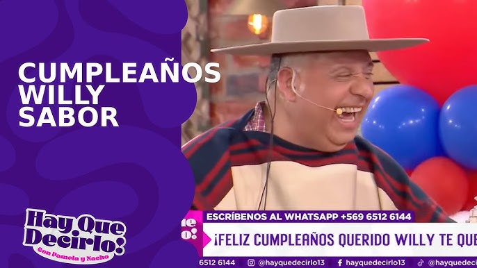 Willy Sabor no pudo contener la emoción: Así lo sorprendieron en su cumpleaños
