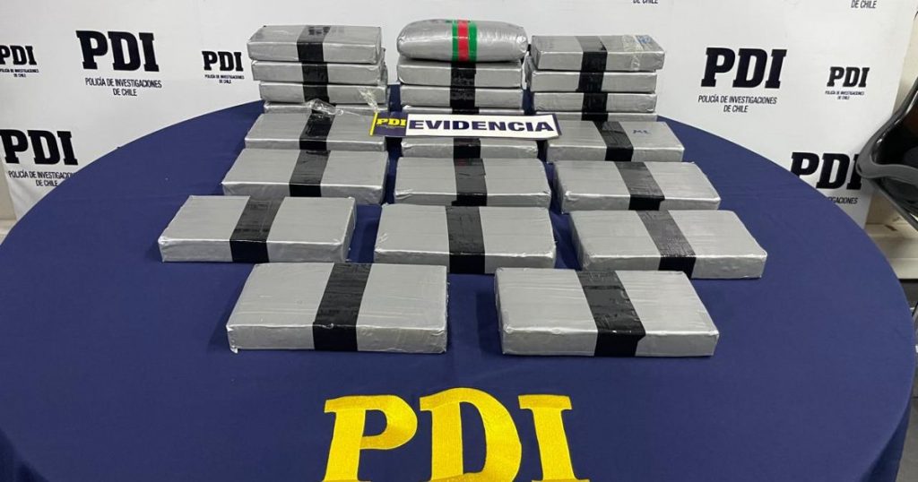 PDI detuvo a dos mujeres por tráfico de drogas en Arica: Portaban cerca de 25 kilos de sustancias