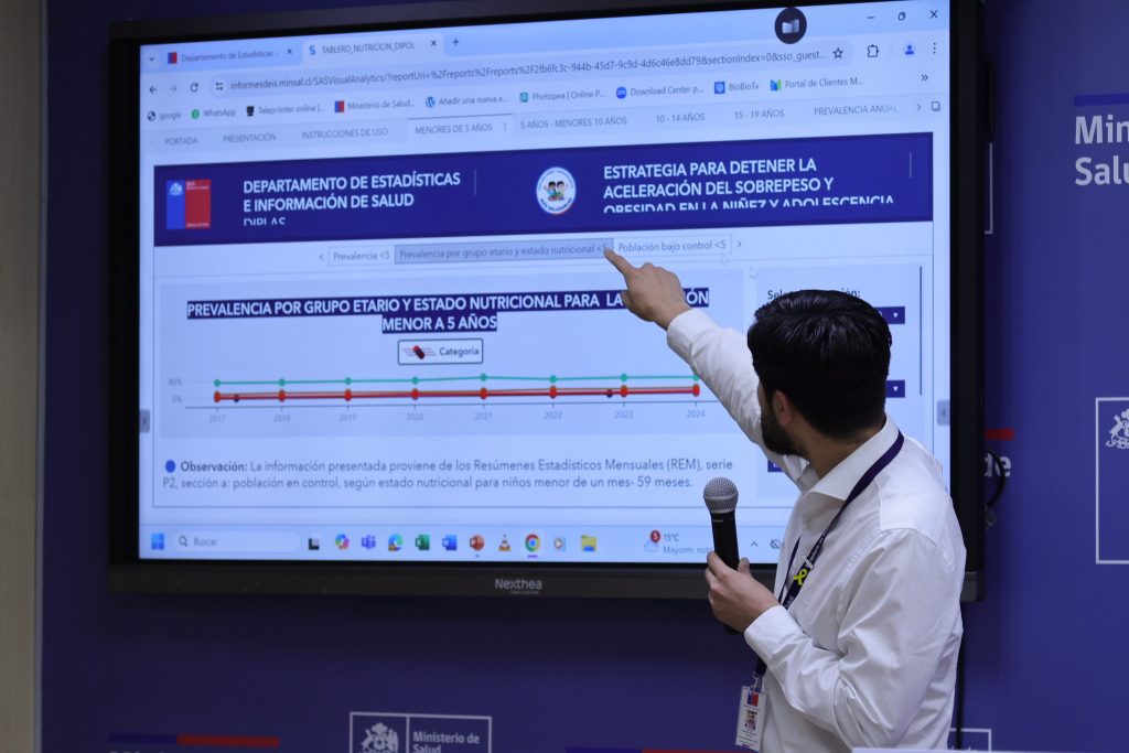 Minsal presenta herramienta digital para monitorear el estado nutricional de la población