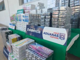 Incautan más de 7 mil cajetillas de cigarrillos ilegales en casa de Arica