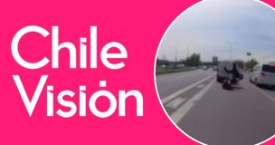 “Aterrizaje de superhéroe”: Comentarista de CHV sufrió violento choque en moto y compartió video