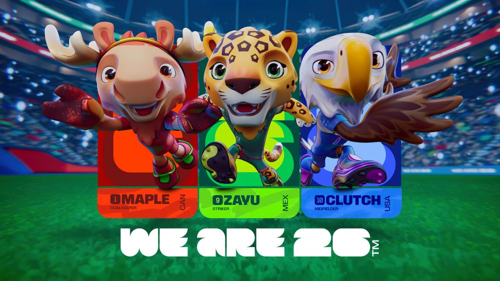 ¡Orgullo nacional! Estudio nacional crea las mascotas oficiales del Mundial 2026