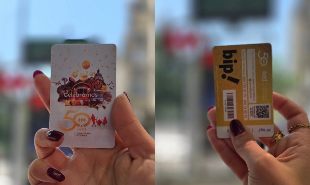 ¡Corre por la tuya! Metro de Santiago lanza su última tarjeta bip! de colección por los 50 años