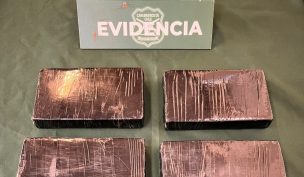 Intentó huir durante control policial y fue sorprendido con cinco paquetes de cocaína