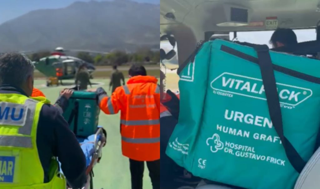Carabineros de la Prefectura Aérea traslada órgano vital en vuelo humanitario hacia Viña del Mar