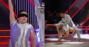 Lo dio todo: María José Quiroz impactó con 'baile a ciegas' en Fiebre de Baile