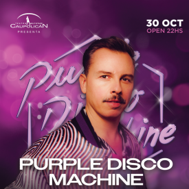 Icónico Purple Disco Machine vuelve a Chile para encender la pista en el Caupolicán