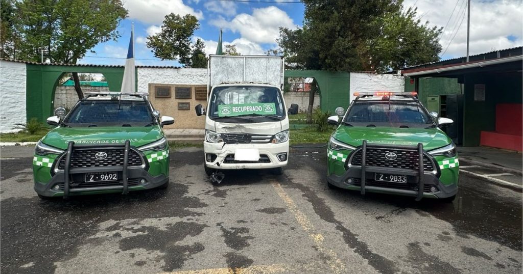 Robo a empresa Lucchetti deja a cuatro sujetos detenidos: Recuperaron vehículo con encargo