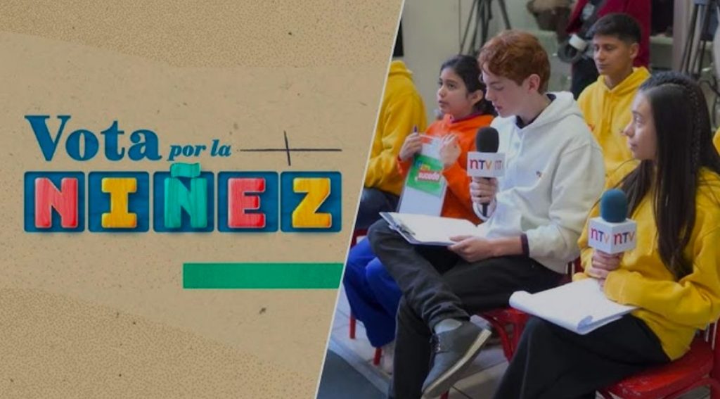 El proyecto que reúne a las estrellas de TVN con los niños y los candidatos en plena campaña