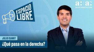 Julio Isamit en Espacio Libre: ¿Qué pasa en la derecha?