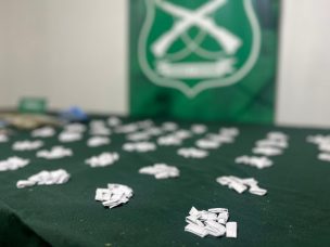 Carabineros OS-7 detiene a tres sujetos por tráfico de drogas en Rancagua