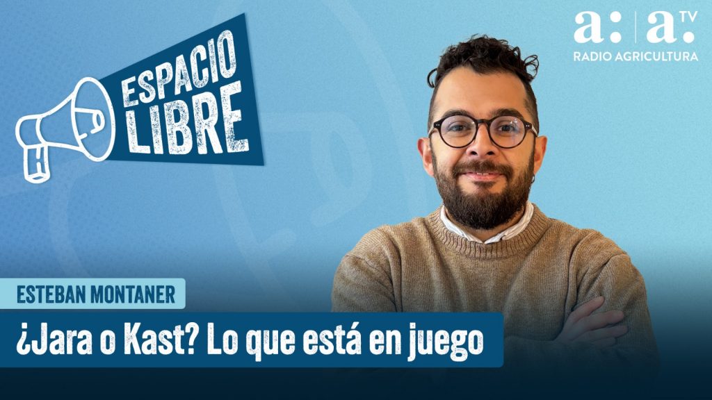 Esteban Montaner en Espacio Libre: ¿Jara o Kast? Lo que está en juego