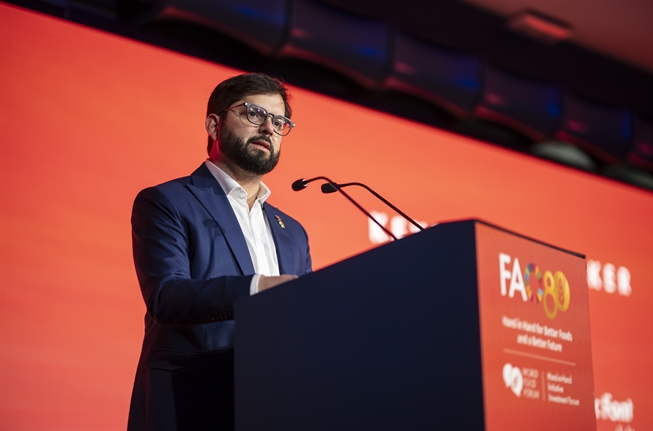 Presidente Boric encabezó inauguración del FAO: 