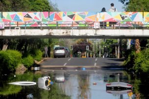 Paso bajo nivel inundado en Ñuñoa: tránsito sigue suspendido en Calle Alcalde Eduardo Castillo Velasco