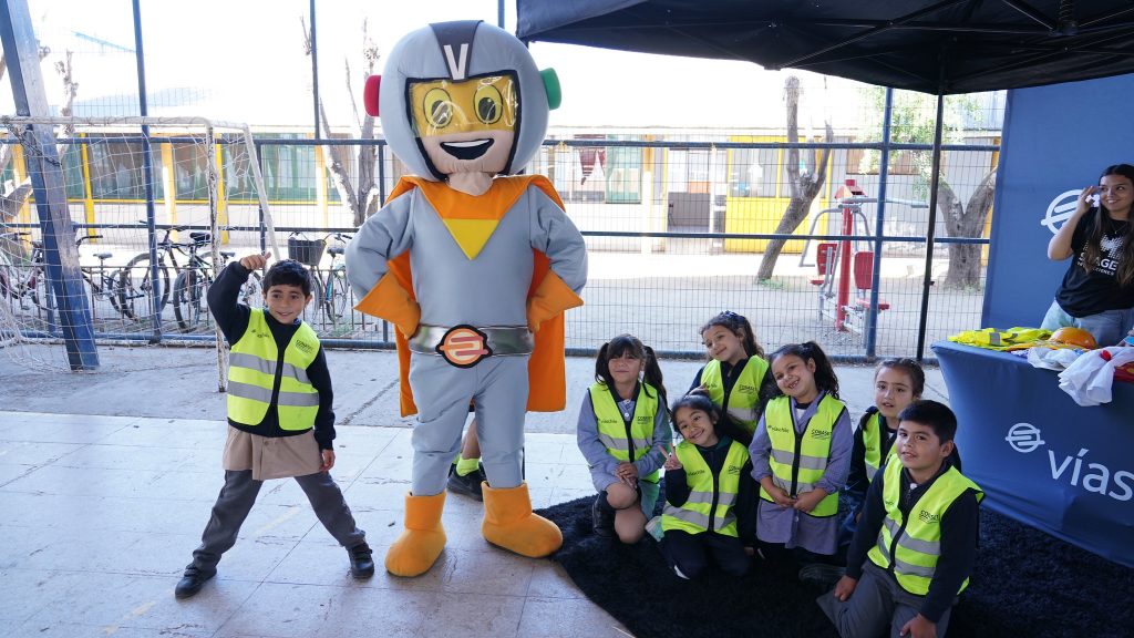 VíasChile realiza en Llay-Llay su primer parque vial escolar del 2025 en regiones