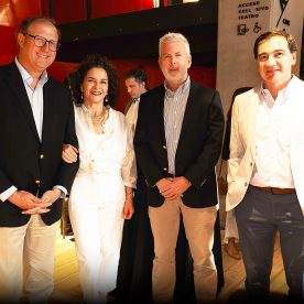 Rodrigo Ronda, Claudia Krauss, Cristián Lara y Mario Lara