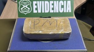 Estación Central: Carabineros detuvo a 2 sujetos e incautó más de 1 kilo de droga