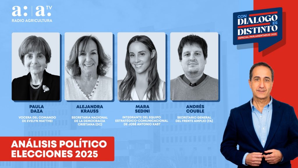 “Con Diálogo es Distinto” analiza las propuestas y desafíos a días de las elecciones presidenciales 2025