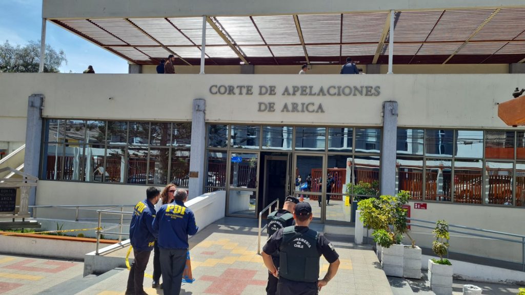 VIDEO | Así se vivió el incidente en la Corte de Apelaciones de Arica