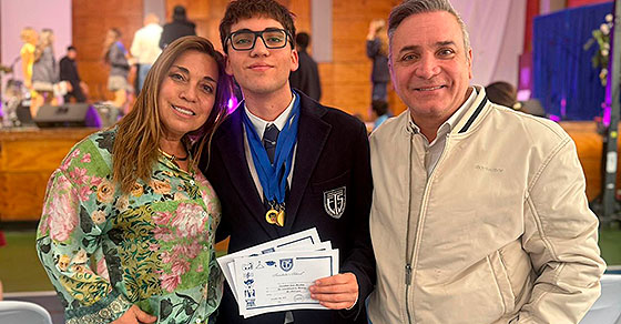 Luis Jara celebra importante logro de su hijo menor - Cedida.