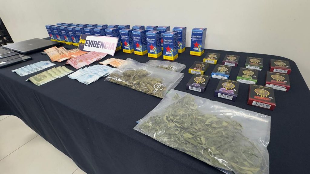 PDI Arica detuvo a cuatro imputados por tráfico de medicamentos controlados