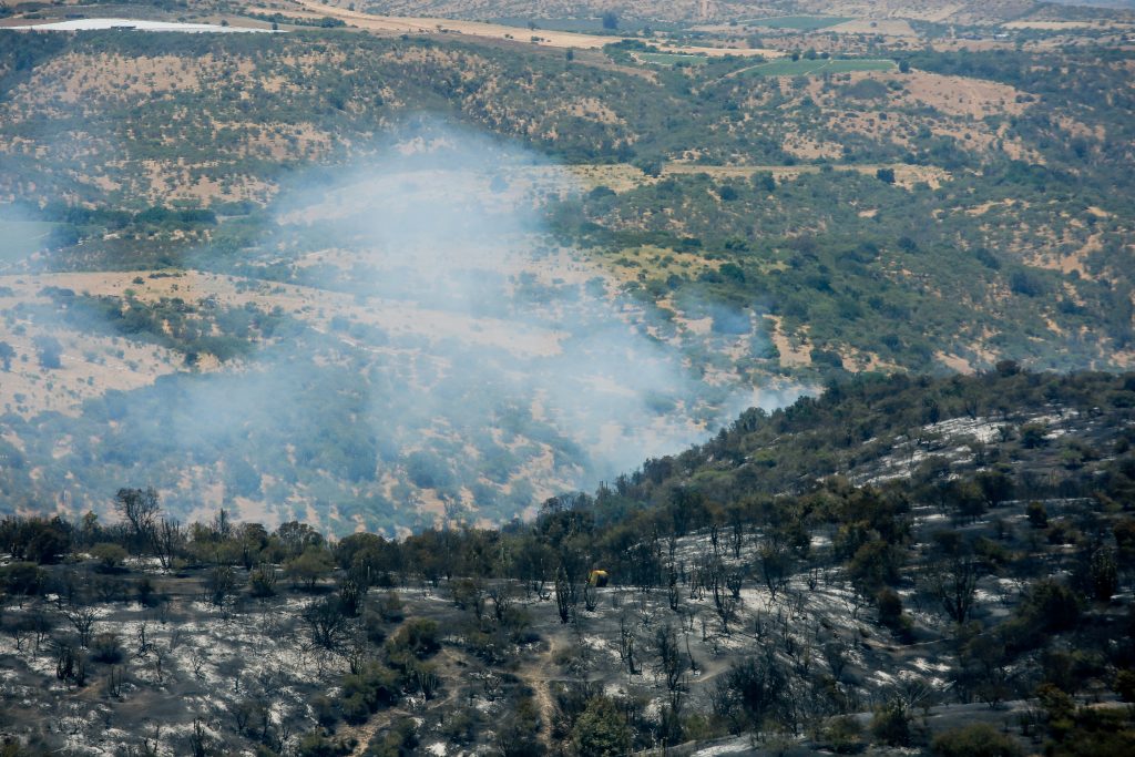 Incendio forestal en San Pedro sigue avanzando y supera las 1.800 hectáreas consumidas