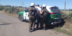 Carabineros detiene a sujeto por quema ilegal de pastizales en Chillán