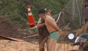 Conductor vuelca su camión y se desnuda en San Bernardo: Fue detenido por Carabineros