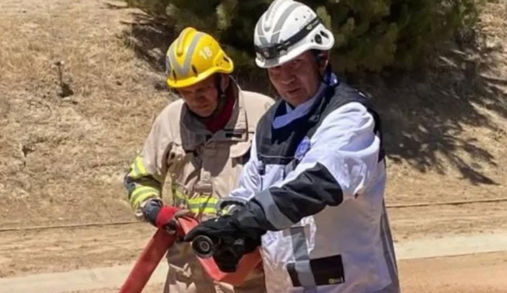 Fallece Luis Becerra, comandante del Cuerpo de Bomberos de Litueche: combatía incendio forestal
