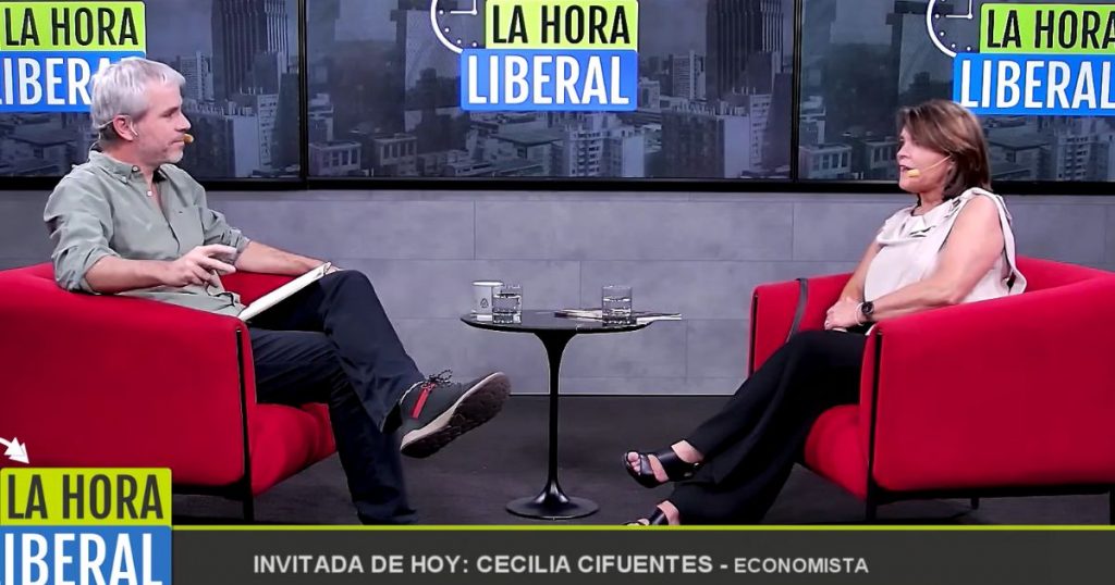 Cecilia Cifuentes aborda la actualidad económica chilena en La Hora Liberal