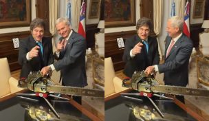 VIDEO | El polémico registro de Kast y Milei con motosierra que enciende las redes sociales