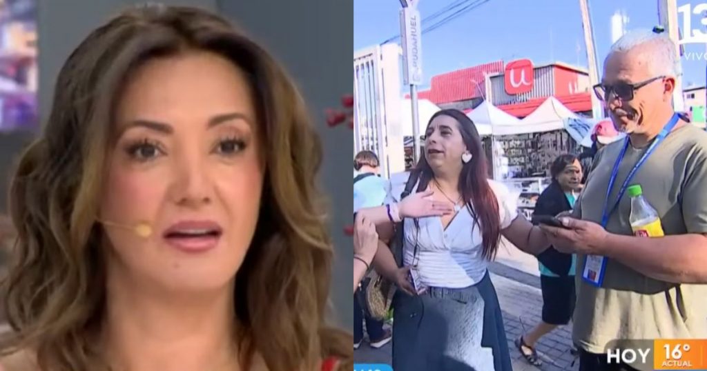 Insólito momento: Despacho en vivo de 