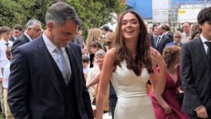 Senador Macaya se casó con Katherine Echaiz: figuras del espectáculo entre los invitados y rock a cargo de Luciano Cruz-Coke 