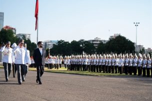 Presidente Boric participó en la ceremonia de graduación de oficiales de la Escuela Militar
