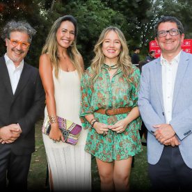 Claudio Santelices, Cynthia Pivet, Cata Droguett y Sebastián Rodríguez.
